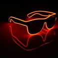 thumbnail image 3 of Lunettes de Soleil LED Fil Lumineux pour Fête en Boîte de Nuit, 3 of 11