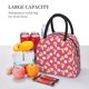 thumbnail image 5 of Balery Piggy Sunflower Bolsa de Almuerzo para Mujeres, Caja de Almuerzo, Bolsa de Almuerzo Pequeña Impermeable, Tote de Almuerzo Reutilizable con Gran Capacidad, 5 of 6