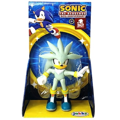 Silver Sonic the Hedgehog Collectible Action Figure 2.5