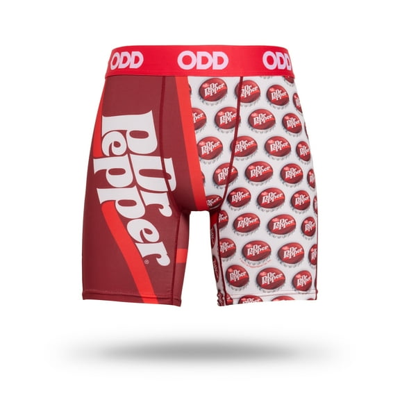 ODD SOX Dr Pepper Retro Men's Boxer Briefs Large Soda Drink Themed Novelty Underwear Comfy Stretch
