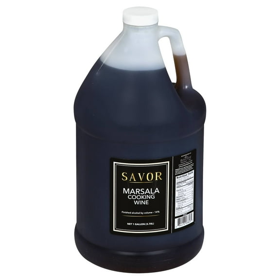 Savor Imports Marsala Cooking Wine, 1 Gallon (4 Pack)