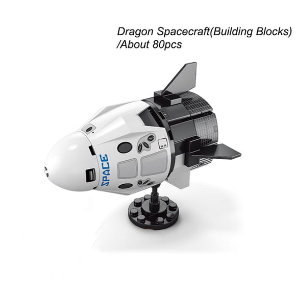 SALYWEE Space Shuttle Building Blocks, Space Ship Model Toy, Rocket and Space Station Building Bricks, Collectibles Gifts for Space Fans