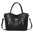 thumbnail image 2 of Stylago Women's Soft Leather Tote Bag Top Handle Satchel Purses Ladies Work Shopping Handbags Large Capacity Shoulder Bags Black, 2 of 4