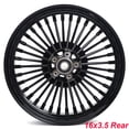 thumbnail image 2 of 21x2.15 16x3.5 Fat Spoke Wheels for Harley Night Train FXSTB 1999-2009 Heritage Softail Classic FLSTC 1988-2017 Fat Boy FLSTF 1990-2017 Softail Springer FXSTS 1988-2006 2000 2001 2002 2003 2004 2005, 2 of 4