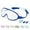 White&blue, variant on 2026 New HD Children's Large Frame Waterproof and Anti-fog Swimming Goggles, Wide View Swim Goggles for Kids 3-15