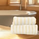thumbnail image 5 of Accesorios de baño Juego de toallas de lino suave de 2 piezas, 1 toalla de baño y 1 toallita. Toallas para baño. Juego de toallas para adultos, muy absorbentes., 5 of 6