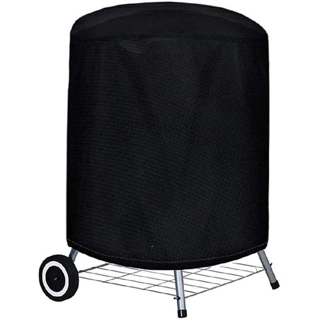 RV Cubierta Redonda 61 * 70 cm Cubierta para Barbacoa Cubierta para Barbacoa Lona Protectora para Parrilla de Barbacoa Redonda Impermeable al Aire Libre Tela Oxford 420D Impermeable/Anti-UV/A Prueba de Polvo Sailing Electrónica