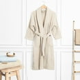 thumbnail image 5 of American Soft Linen, 100% Cotton Turkish Bathrobe - Soft, Absorbent, & Luxurious for Women, X Small - Beige, 5 of 9