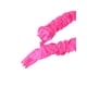 thumbnail image 4 of Guantes de satén extra largos para mujer Inspire Chic, de longitud de brazo, con dedos completos, guantes de noche de los años 20 para fiestas de baile, color rosa intenso, talla única, 4 of 6