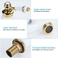 thumbnail image 4 of NIMOA Single Lever Mixing Faucet-Floral Pattern Single Lever Mixing Faucet Cold/Hot Water Faucet for Bathroom Sink(??), 4 of 7