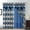 Navy, variant on Petrichor Elegance Curtains with Gold Silver Threads 2 Panels Set - Luxury Window Treatment Attached Valance, Sheer Backing, and 2 Tie Backs for Bedroom and Living Room, 54x84 inches, Burgundy