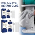 thumbnail image 1 of Fiudx Pegamento para Reparación de Metales, Soldadura de Grietas y Porosidades a Alta Temperatura, Fuerte Adhesión para Fundición de Metales, Versátil para Reparaciones, Tamaño de 50/100 Ml, Incluye, 1 of 7