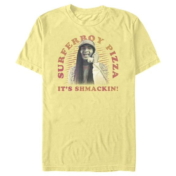 Netflix Men's Stranger Things It's Shmackin Superboy Pizza Graphic T-Shirt