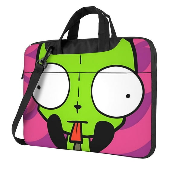 Invader Zim Laptop Bag Laptop Case Computer Notebook Briefcase Messenger Bag With Adjustable Shoulder Strap 13 Inch