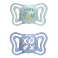 thumbnail image 1 of Chicco Physioforma Light Chupón 6-16 M Azul Con Tetina De Si, 1 of 7