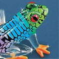thumbnail image 3 of Glass Baron Island Hopper Frog Rainbow Figurine, 3 of 5