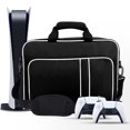 thumbnail image 1 of Estuche protector tipo bolso para consola PS5 versión física y digital, mando, tarjeta de juego, auriculares y otros accesorios, 1 of 6