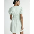 thumbnail image 3 of Scoop Women’s Mini Dress with Puff Sleeves, Sizes XS-XXL, 3 of 4