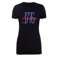 thumbnail image 2 of America Est 1776 Patriotic T-shirts, 4th of July shirts for Women - Black MH200WPATRIOT S25 S, 2 of 3