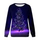 thumbnail image 4 of Sudadera para Mujer Cuello Redondo Sudaderas Moda Estampado Manga Larga Cómodo Transpirable Odeerbi  ODB-5, 4 of 5