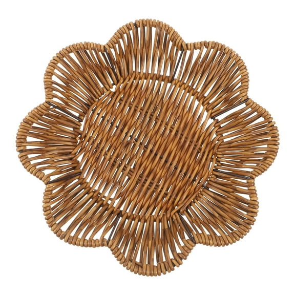 Hemoton  Bread Serving Basket Display Baskets for Vendor Events Brown