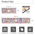 thumbnail image 3 of Yayeee Faucet Mat for Kitchen Sink 14.7" Diatomite Long Splash Guard Pad, Yellow Colorful Circles, 3 of 7