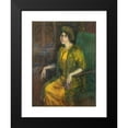 thumbnail image 2 of Alice Pike Barney 19x24 Black Modern Framed Museum Art Print Titled - Laura Dreyfus Barney (1911), 2 of 5