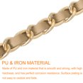 thumbnail image 4 of Uxcell Purse Chain Strap with Buckles for Shoulder and Cross Body Khaki Strap With Gold Chain 47", 4 of 7
