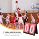 thumbnail image 3 of TABLZONE De Baloncesto De 2 Dígitos Con Placas Giratorias Para Partidos Y Actividades Deportivas, 3 of 8