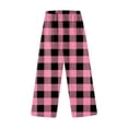 thumbnail image 2 of NOLDARES Womens Pajama Pants Soft Fuzzy Pajama Bottoms for Women Cozy Pj Fleece Lounge Pants(Z5-Pink,L), 2 of 5