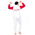 thumbnail image 5 of Skylinewears Mens Sleepwear Adult Playsuit one Piece Non Footed Pajamas Canadian Flag Jumpsuit, 5 of 7