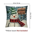 thumbnail image 4 of nygtbtfer Christmas Pillow Covers Set of 4 Tree Decorative Pillow Cushion Case for Sofa Couch Bed Home Car White, 4 of 7