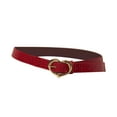 thumbnail image 3 of Cinturón de mujer jinwen con hebilla de corazón rojo ajustable elegante decorativo, 3 of 8