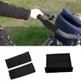 thumbnail image 3 of 2 x protectores de agarre Macarena para manillar de cochecito de bebé negro, 3 of 8