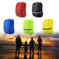 thumbnail image 2 of Backpack Cover with Reflective Strip Waterproof Rain Cover for Women Men Unisex Outdoor Hiking Dustproof Rucksack Covers, 2 of 6