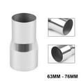 thumbnail image 3 of Youkk Universal Exhaust Pipe Easy To Install High Performance Stainless Steel Connector Pipe Powerful Pipe Tube Adapter 51MM-76MM 1Set, 3 of 6