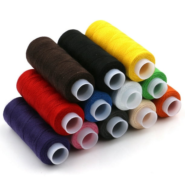12pcs Tools Sewing Reel Cotton Blend Thread Set DIY Spool Home Craft All  Purpose