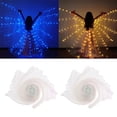thumbnail image 1 of 2x 360 degree Mariposa LED Belly Dance Wing Sticks Salvador Disfraz de ala para danza del vientre, 1 of 10