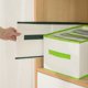 thumbnail image 5 of Boxes Storage Boxes Sock Space-saving Sturdy Accessory Underwear Baby Item Bra Closet Organizer Box Dark Green, 5 of 10