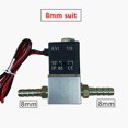 thumbnail image 3 of Válvula de compresor de 1/4" normalmente cerrada, válvulas solenoides neumáticas de aluminio, voltaje de CC de 12 V, 24 V, 110 V y 220 V, 2 vías para aire, agua y aceite, 3 of 5