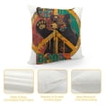 thumbnail image 4 of Autua Bear Peace Symbol Dali Graphic Decorative Cushion Cover for Home Couch Living Room Sofa Zipper Closure Square 1PC 24x24in, 4 of 5