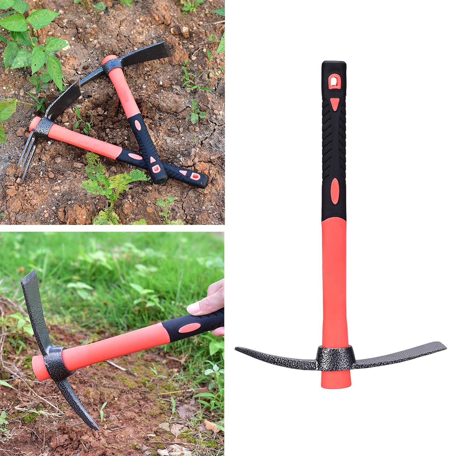 Home Hoe Pick,Garden Hoe Cultivator Manual Weeders Hand Tool,Garden Agricultural Hand Tool Rake Cultivator,Garden Hoe Wedding Loose Soil Transplanting,Multifunction Garden Hoe Hand Style A