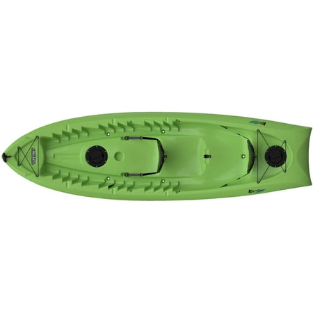 Lifetime Kokanee Tandem Sit On Top Kayak In Lime with 2 