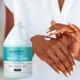 thumbnail image 5 of Ginger Lily Farms Club & Fitness Soothing Butter Lotion for Dry Skin, 100% Vegan & Cruelty-Free, Ocean Breeze Scent, 1 Gallon (128 fl oz) Refill, 5 of 7