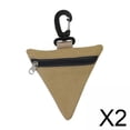 thumbnail image 1 of 2xMolle Bolsa Monedero Mini Bolso Táctico Cartera Llaves Titular Cintura Bolsa Caqui, 1 of 6