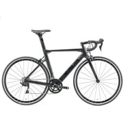 SAVADECK Carbon Road Bike, Windwar5.0 Carbon Fiber Frame 700C Racing Bicycle with Shimano 105 22 Speed Groupset Ultra-Light Bicycle.(Black Gray 47cm)