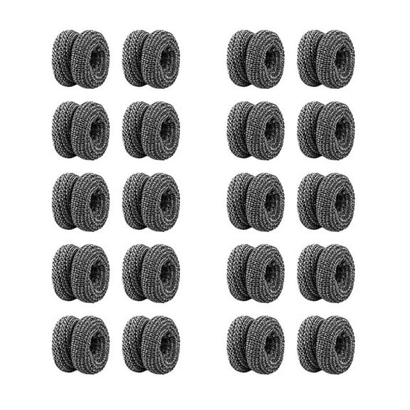 BESTSKY 20Pcs Finger Cots Flexible Breathable Finger Bandages for Movement,Secure Protective Finger Protectors for Outdoor Activities,Black