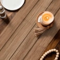 thumbnail image 3 of Vintage Boho Table Runner 70 Inches, Farmhouse Retro Brown Wooden Grain Bed Runner Dresser Scarves Tabletop for Indoor Outdoor Parties/Ceremony/Banquet, 13" x 70", 3 of 9