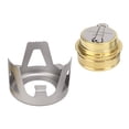 thumbnail image 3 of Mini Réchaud à Alcool, Réchaud à Alcool Portable Brûleur d'Esprit Camping Léger Réchaud de Camping Coffre-Fort Mini Réchaud de Camping avec Sac de Rangement pour Camping Randonnée Pique-Nique, 3 of 7