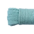 thumbnail image 3 of Langgg Color Hemp Rope Roll Making Tool 100 Cotton rope colorful twine macrame cord string thread Handmade String accessory DIY cord Lake Blue 5mm x 5m 1Set, 3 of 6